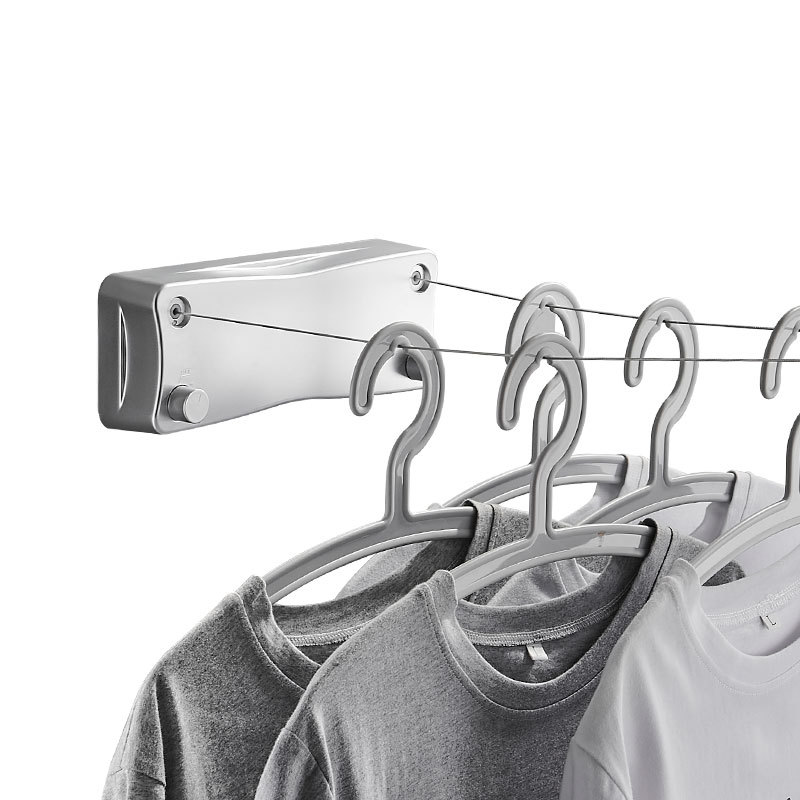 Corde à Linge Rétractable Invisible - حبل غسيل مخفي ذكي قابل للسحب وموفر للمساحة