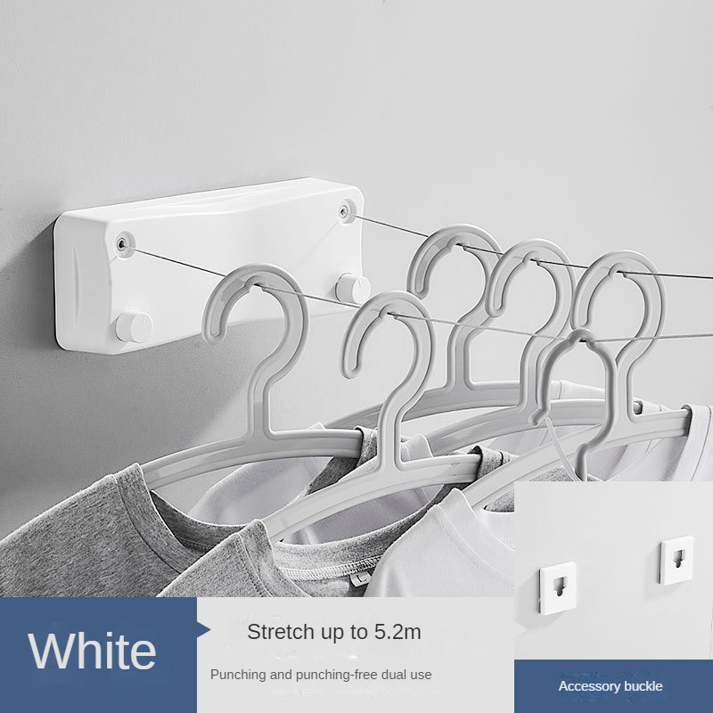 Corde à Linge Rétractable Invisible - حبل غسيل مخفي ذكي قابل للسحب وموفر للمساحة