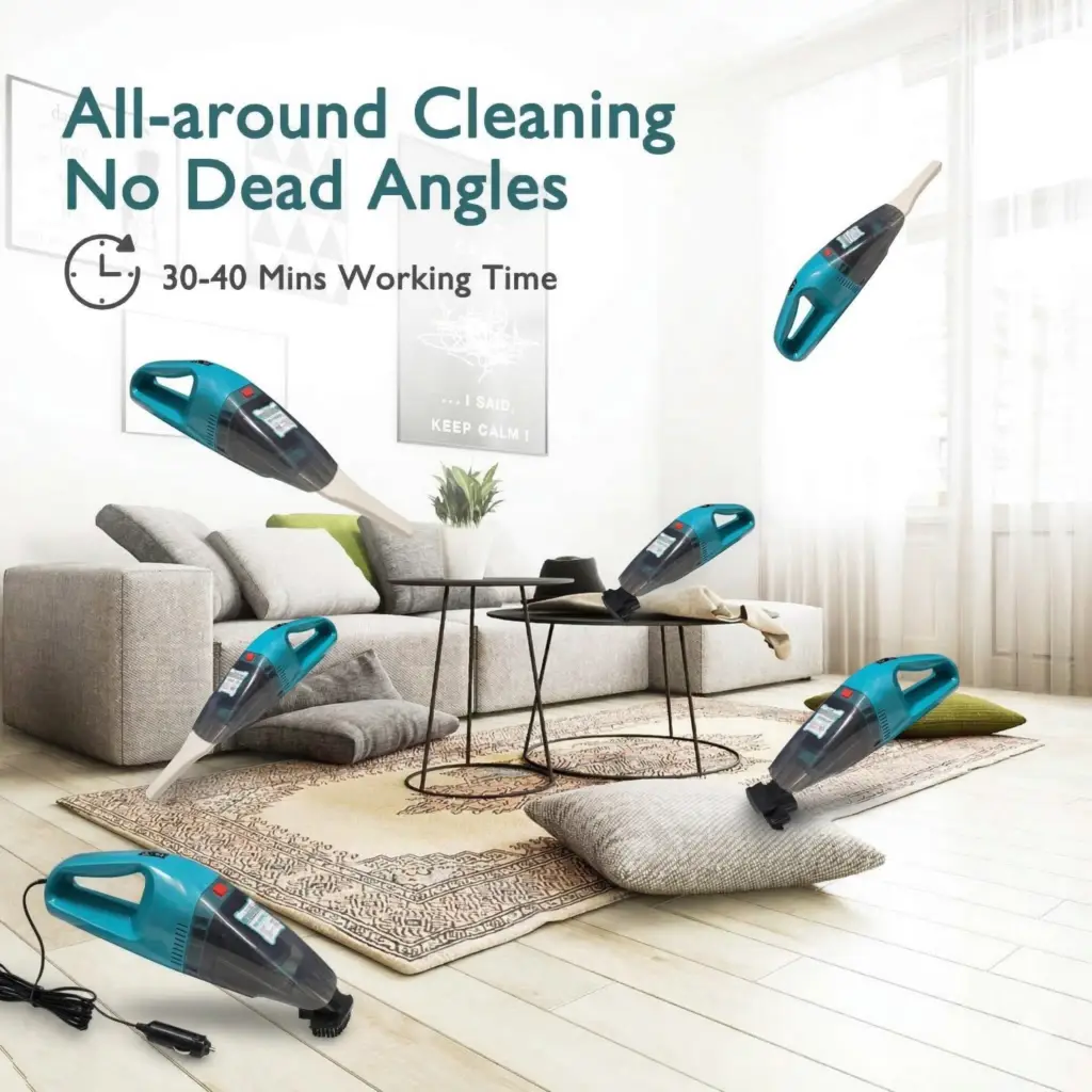 Lamboss Aspirateur de Voiture Portable - مكنسة كهربائية محمولة عالية القوة6