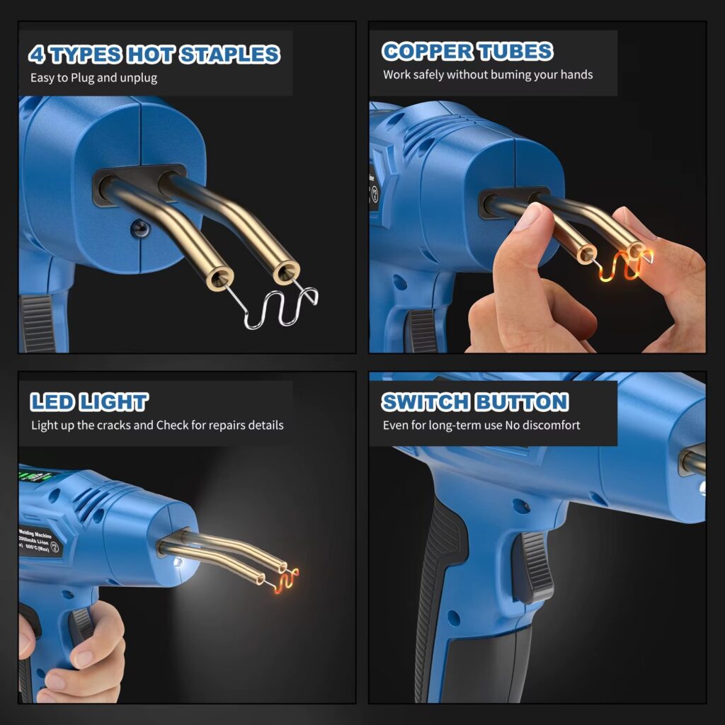 Machine à Souder Plastique Professionnelle (Hot Stapler) - جهاز لحام البلاستيك الاحترافي - Réparation Pare-chocs & Kayak6