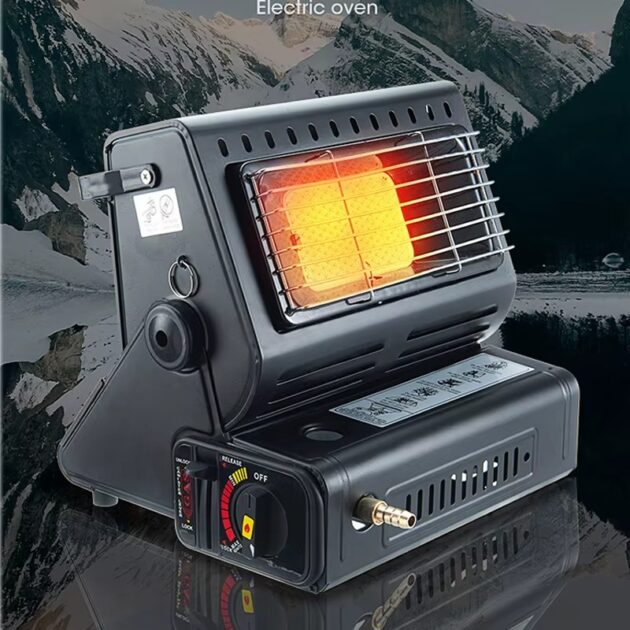 Réchaud & Chauffage à Gaz Portable 2-en-1 (1.3kW) – سخان وطباخ غاز متنقل 2 في 1 للرحالات والتخييم13