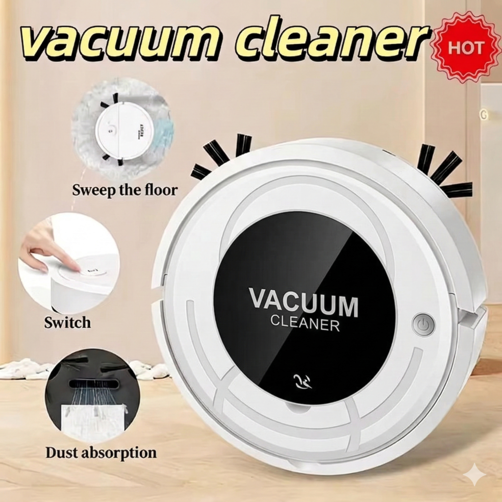 Robot Aspirateur Laveur Intelligent Ultra-Puissant – روبوت تنظيف ذكي 3 في 1 