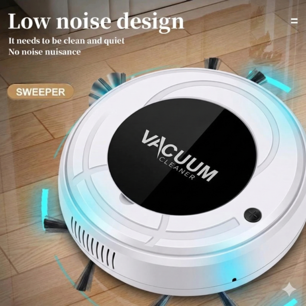 Robot Aspirateur Laveur Intelligent Ultra-Puissant – روبوت تنظيف ذكي 3 في 1