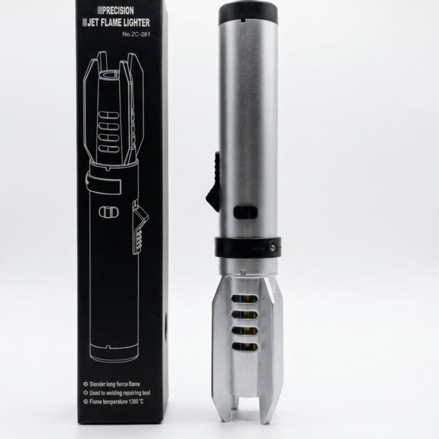 ولاّعة Jet Flame ZC-281 الاحترافية – لهب "توربو" أزرق لا يقهر ومقاوم للرياح