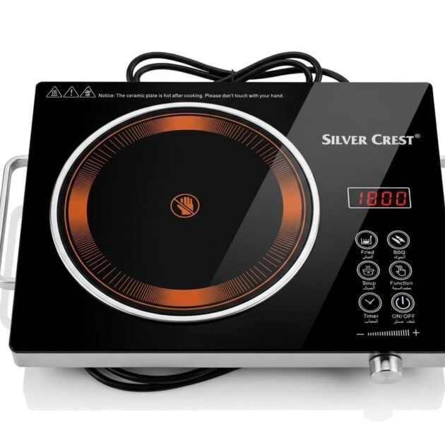 Silver Crest 2200W Electric Ceramic طياب سريع، أمان تام ولمسة عصرية لمطبخك