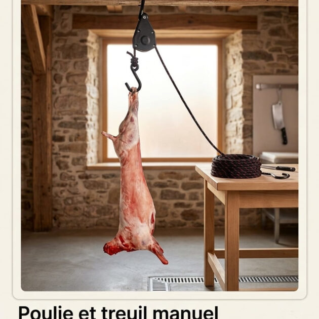 الحل الأمثل لرفع وسلخ الذبيحة بكل سهولة وأمان حامل أضحية احترافي