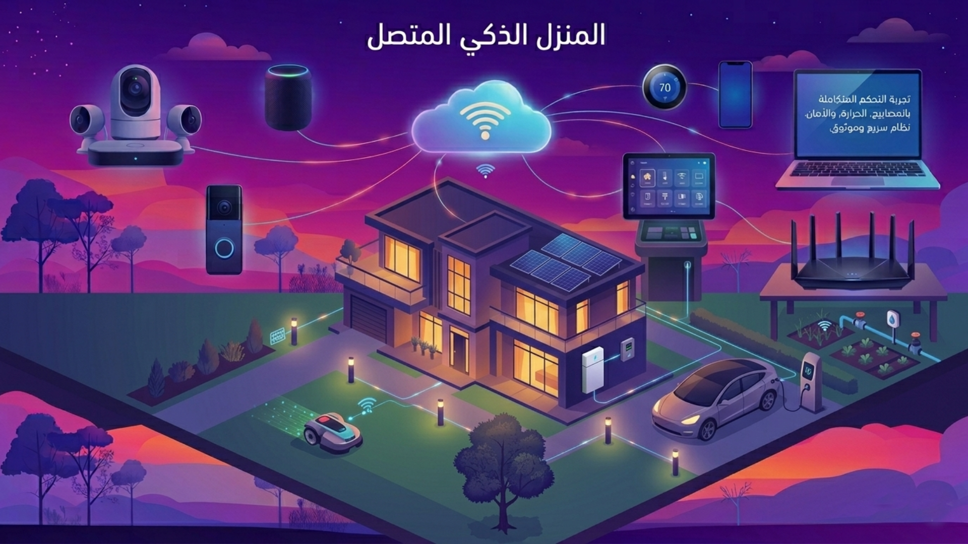 Sécurité, éclairage et contrôle intelligent : découvrez le meilleur de la domotique en Algérie.